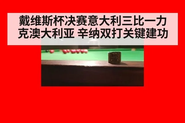 戴维斯杯决赛意大利三比一力克澳大利亚 辛纳双打关键建功